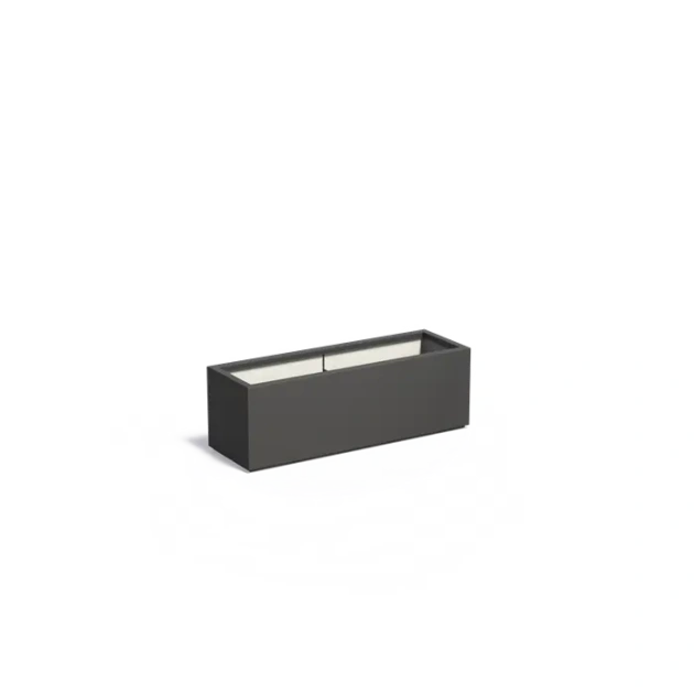 Plantenbak Carrez met bodem polyester 120x40x40 cm