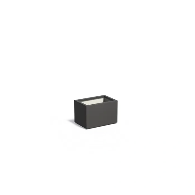 Plantenbak Carrez met bodem polyester 60x40x40 cm