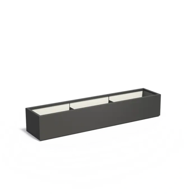 Plantenbak Carrez met bodem polyester 230x50x40 cm