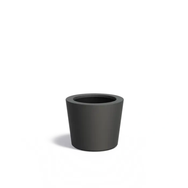 Plantenbak Conic met bodem polyester Ø63x52 cm