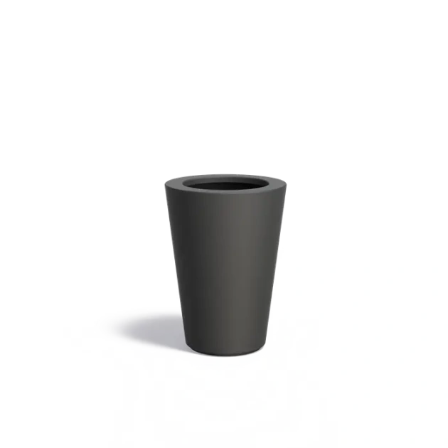 Plantenbak Conic met bodem polyester Ø55x76 cm