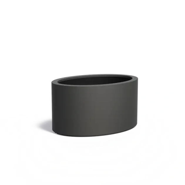 Plantenbak Ellipse met bodem polyester 115x80x60 cm