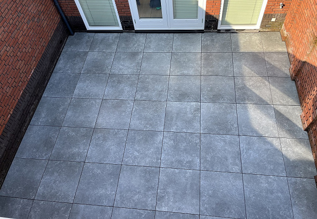 Restpartij Edam: 7,84 m2 Cera3Line Lux&Dutch Firenze 70x70x3,2 cm Grijs