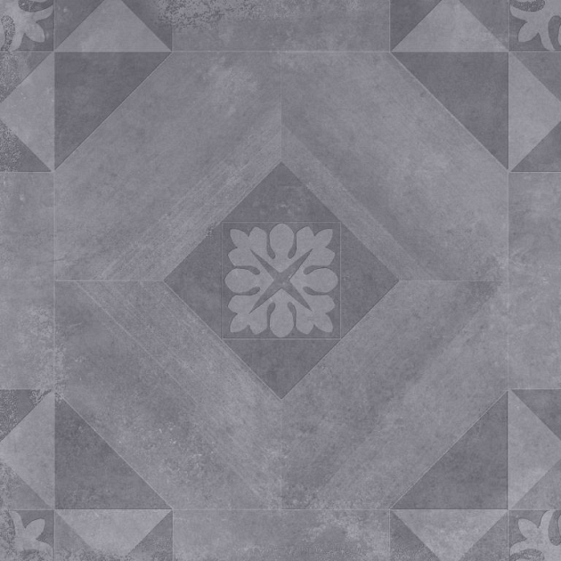 GeoCeramica 60x60x4 cm ConCreet Symbol Block Black