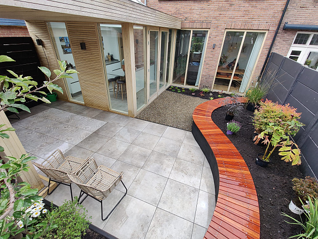 Actietegel Keramiek op Beton 60x60x4 cm Ambienti Greige