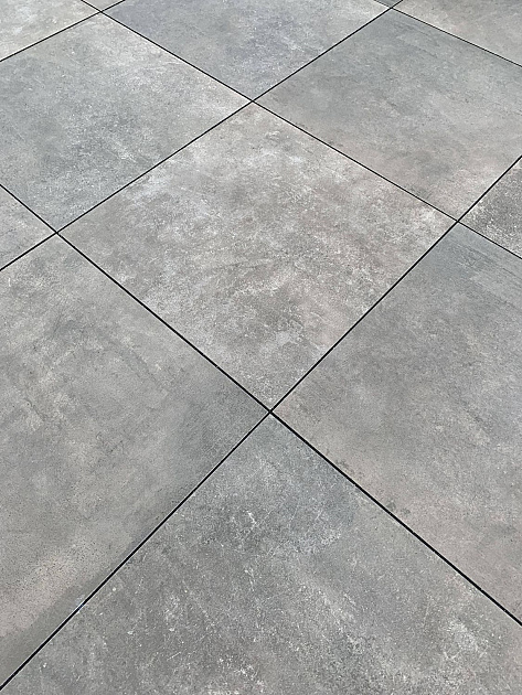 Actietegel Keramiek op Beton 60x60x4 cm Ambienti Tabacco