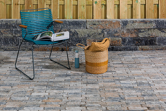 Stonique Trommel Waalformaat 5x20x7 cm Musselkalk