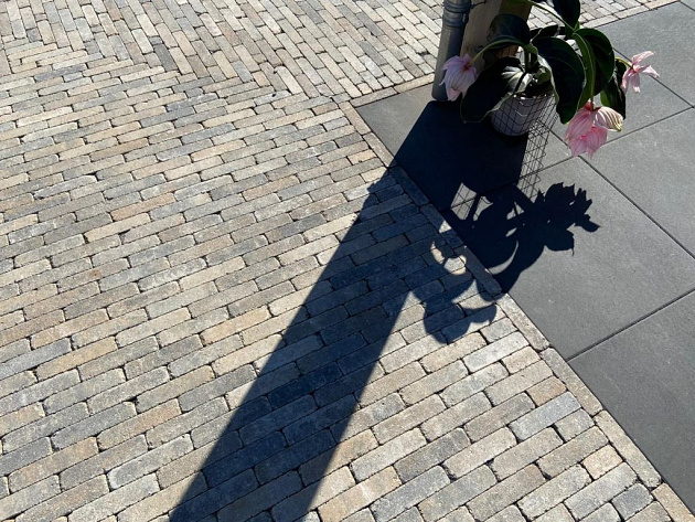 Stonique Trommel Waalformaat 5x20x7 cm Musselkalk