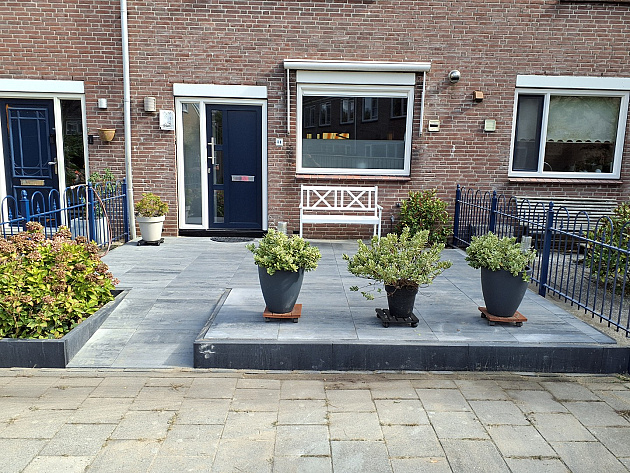 H2O Comfort Square 60x60x4 cm Nero/Grey