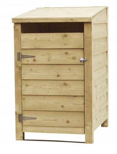 Containerkast enkel 129x79,5x89 cm vurenhout