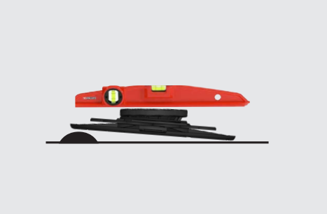 Premium hellingcorrector E10 plaatsing boven stelvoet