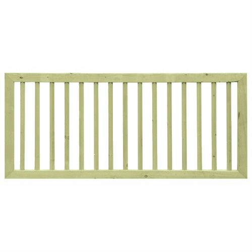 Douglas hekwerk geschaafd groen geïmpregneerd 278,5x73 cm