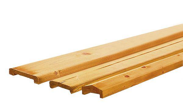 Grenen Lange Geïmpregneerde afddekkap 3,5x8,5x235 cm