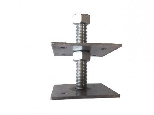 Verstelbare paalvoethouder