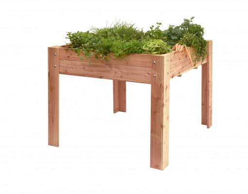 Douglas minigarden op poten, 100 x 100 x 80 cm., onbehandeld