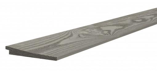 Douglas Zweeds Rabat Plank, 1,1-2,7 x 19,3 x 300 cm, Grijs Gespoten