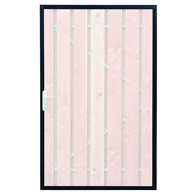 Luxe stalen kader t.b.v. tuindeur 120, 130 en 140 cm.