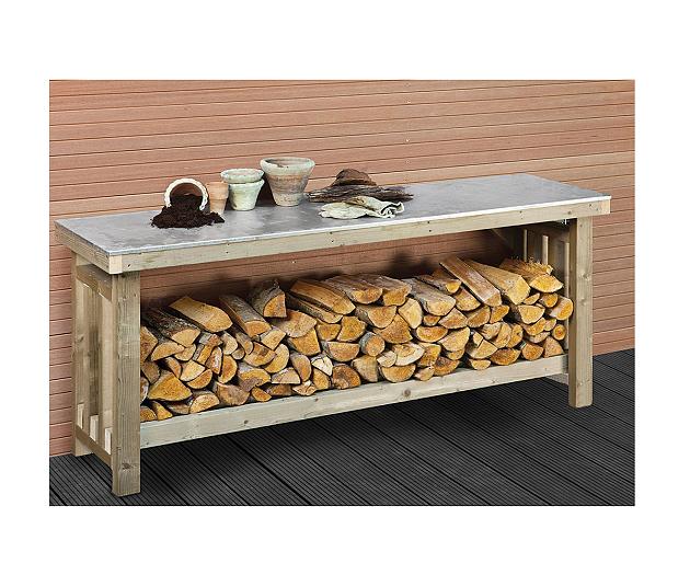 Werkbank XXL 180x50x80 cm geïmpregneerd, geschaafd vuren