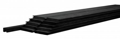 Betowood Schermdeel Redwood 224x185 cm, Zwart gedompeld