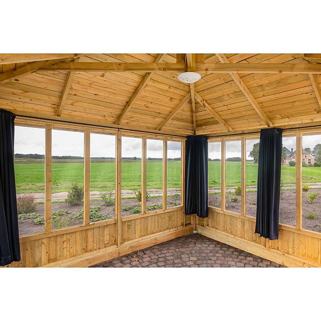 Prieel Classico geïmpregneerd geschaafd vuren 430x430x330 cm (exclusief dakbedekking)