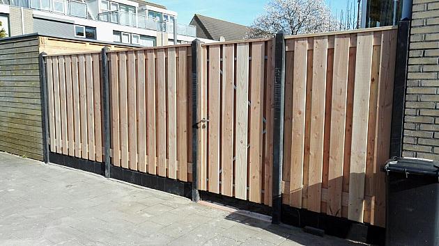 Beton RM Tussenpaal 10x10x280 cm, Antraciet tbv Scherm 150