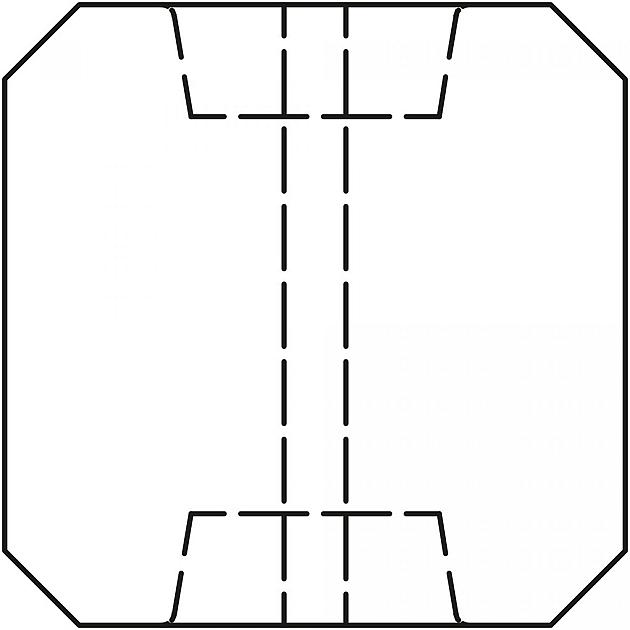 Beton Korte Tussenpaal 10x10x180 cm, Zwart gecoat tbv Scherm 90