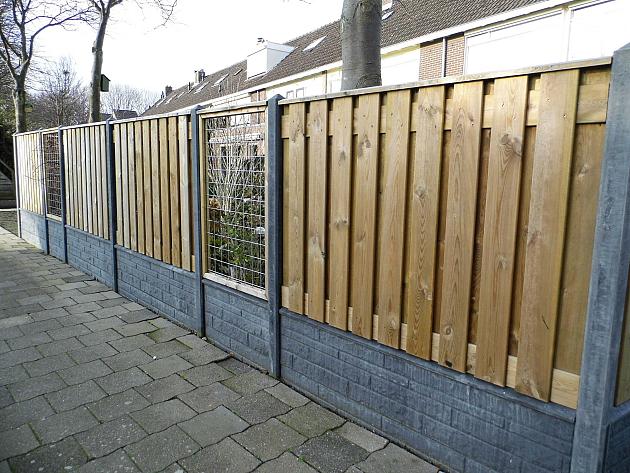 Beton RM Hoekpaal (2sp) 10x10x280 cm, Antraciet tbv Scherm 150