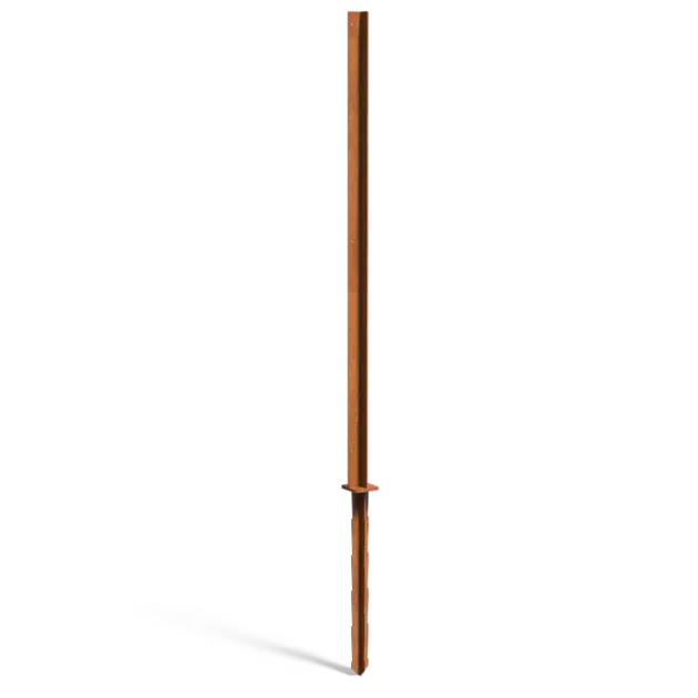 Paneelstaander Cortenstaal 115x115x2700mm (dikte6mm)