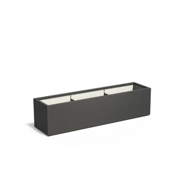 Plantenbak Carrez met bodem polyester 200x50x50 cm