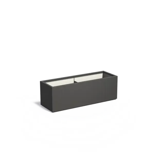 Plantenbak Carrez met bodem polyester 150x50x50 cm