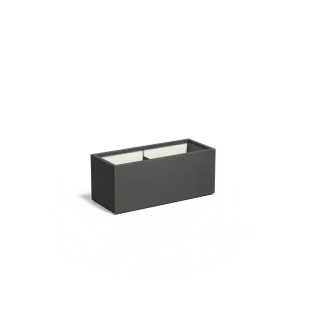 Plantenbak Carrez met bodem polyester 120x50x50 cm