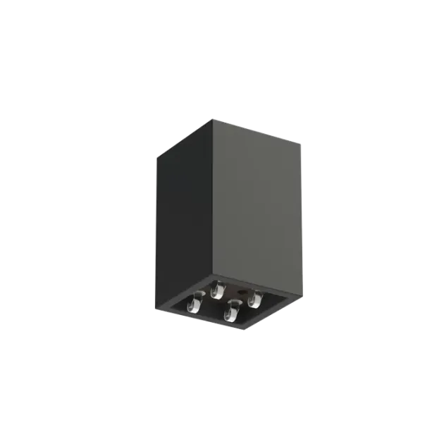 Plantenbak Carrez met wielen polyester 50x50x80 cm