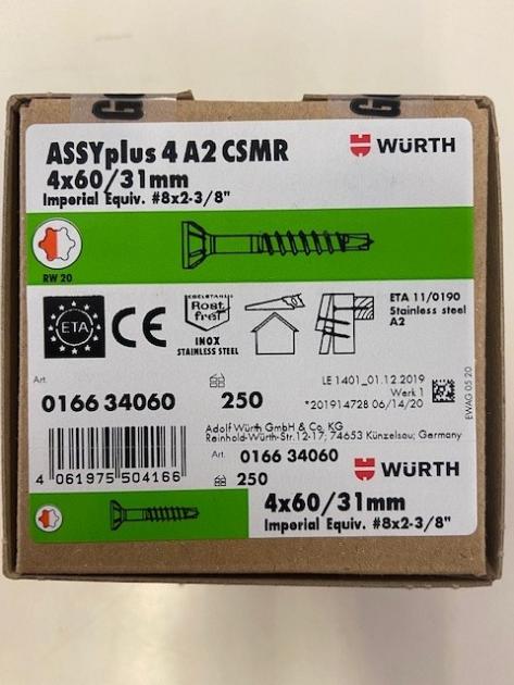 ASSYplus 4 A2 CSMR rvs A2 DD vzk freeskop RW RW20-4X60/31