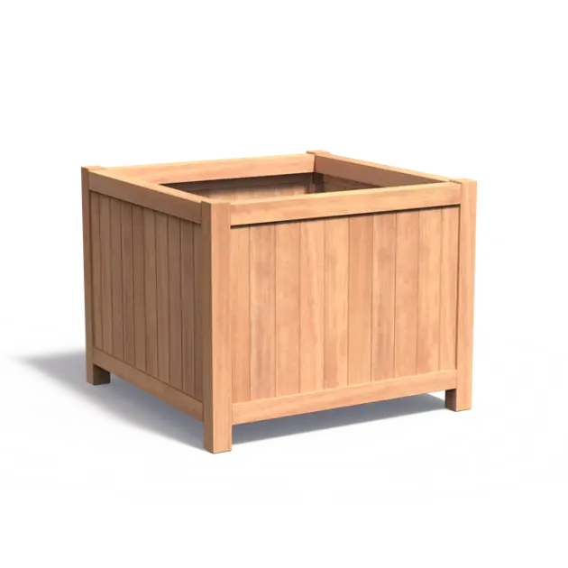 Plantenbak Valencia hardhout 120x120x95 cm