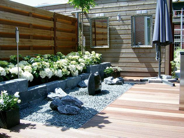 Linia Palissade 60x15x15 cm Getrommeld Antraciet