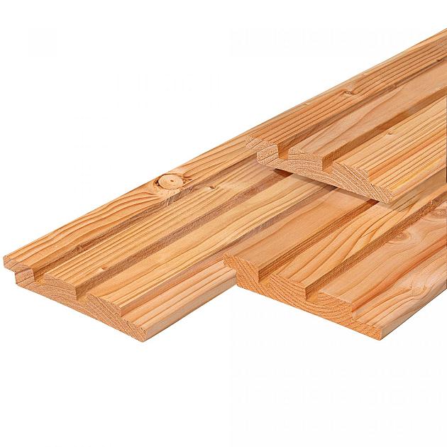 JWOODS Douglas Triple profiel plank 2,2x14x300 cm, naturel