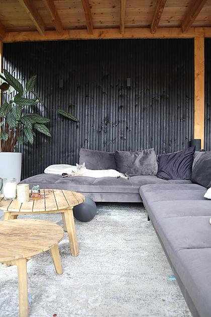 36885 jwoods vuren triple profiel plank 2 2x14x240 cm zwart gespoten 427957