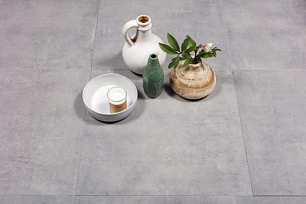 GeoCeramica Starter 60x60x4 cm Patch-Plus Grey