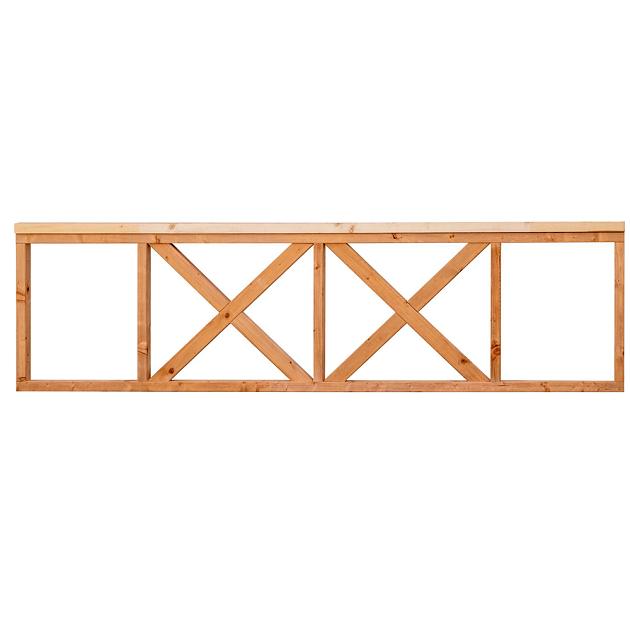 Red class kruishekwerk 300x75 cm incl. afdeklat