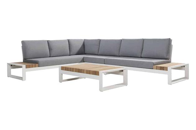 Matisse loungeset wit + center + salontafel