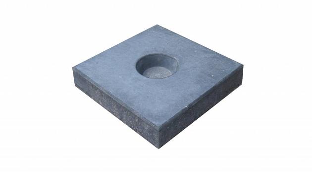 knikkertegel 30x30x6 zwart