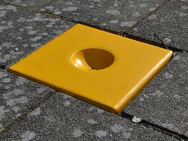 knikkertegel 30x30x6 geel