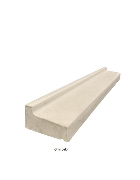 raamdorpel 16.5x100/8x5 grijs