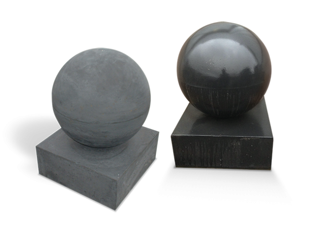 anti-inbraak element 40x40x20+bol 40 grijs