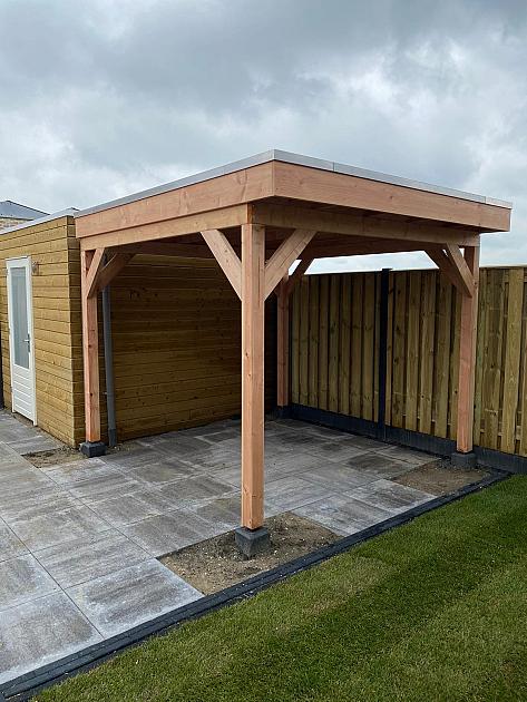 JWOODS Buitenverblijf 300x300 cm, Geschaafd