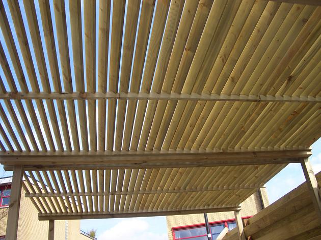 Grenen Geschaafde Regel 4,4x6,8x390 cm