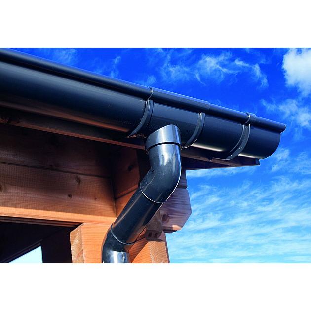 Dakgootset kunststof 65 mm tbv prieel Grande