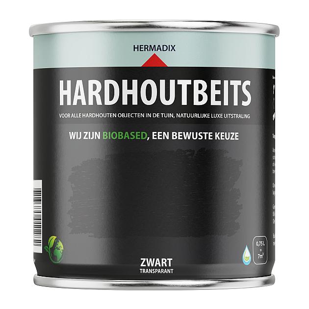 Hardhoutbeits Zwart Transparant - 750 ml