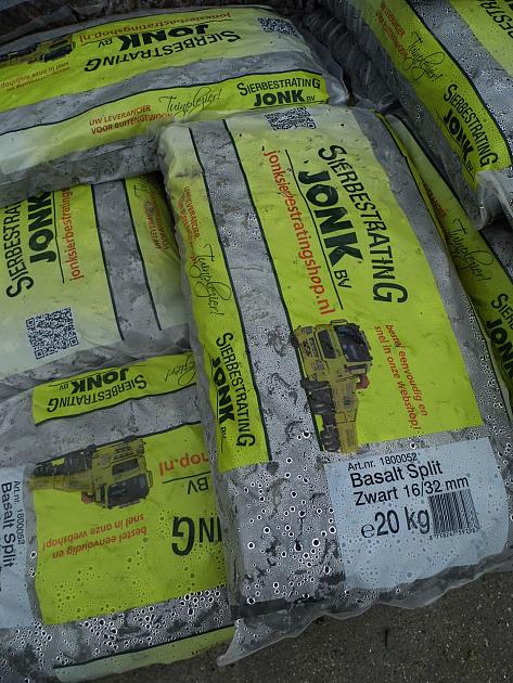 Basaltsplit 16-25 mm per zakje