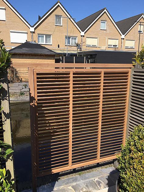 5213 hardhouten lamellenscherm louvre 180x180 cm 79832